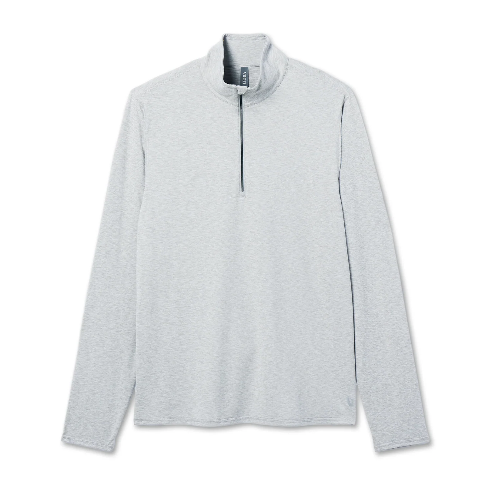 Vuori Ease Performance 1/2 Zip 2.0 Pullover (Men) - Light Heather Grey