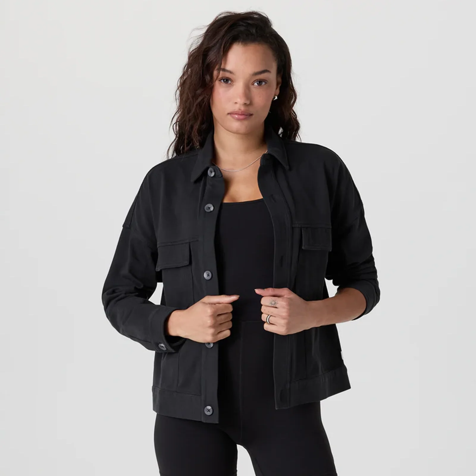 Vuori Mackenzie Jacket (Women) - Washed Black