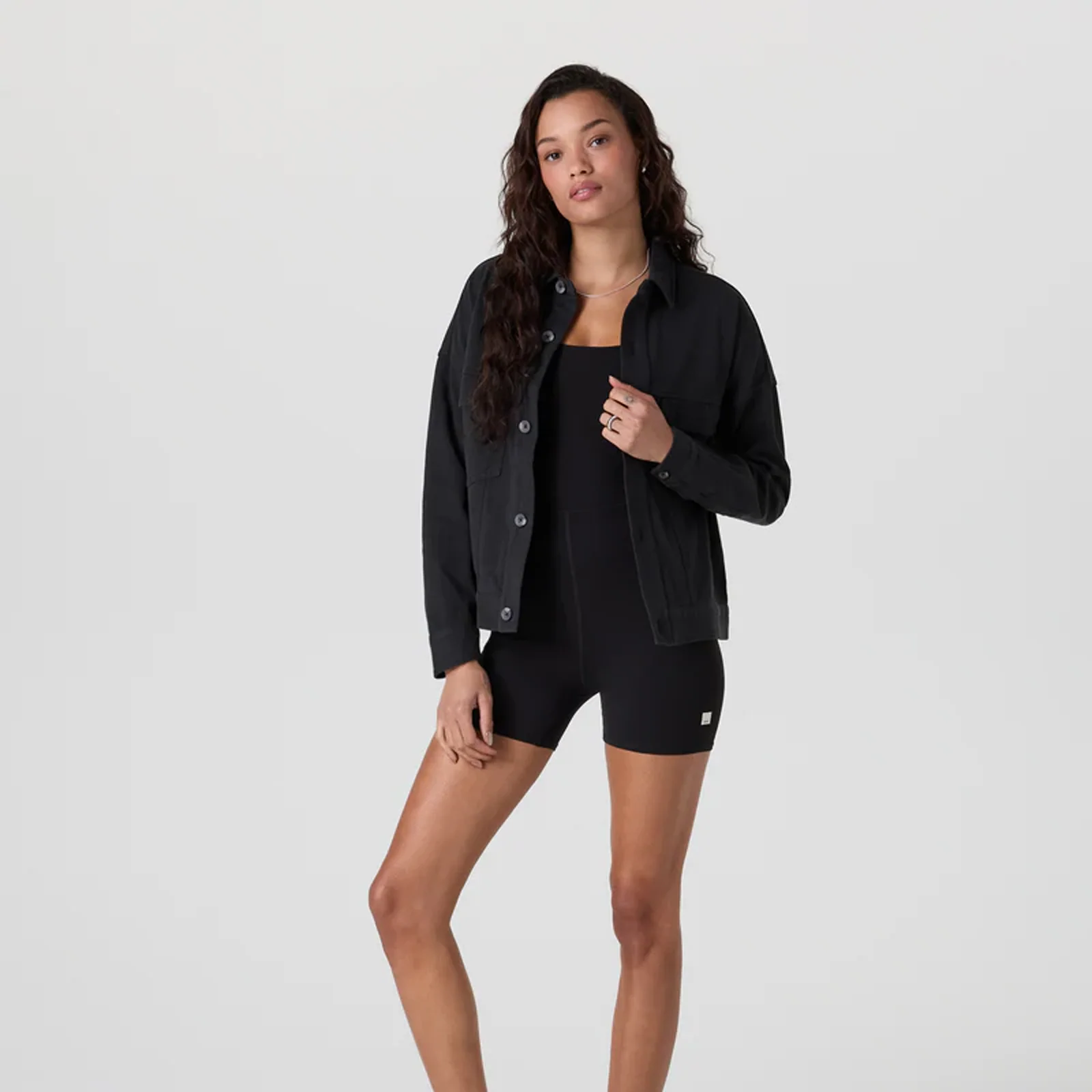 Vuori Mackenzie Jacket (Women) - Washed Black - Image 3