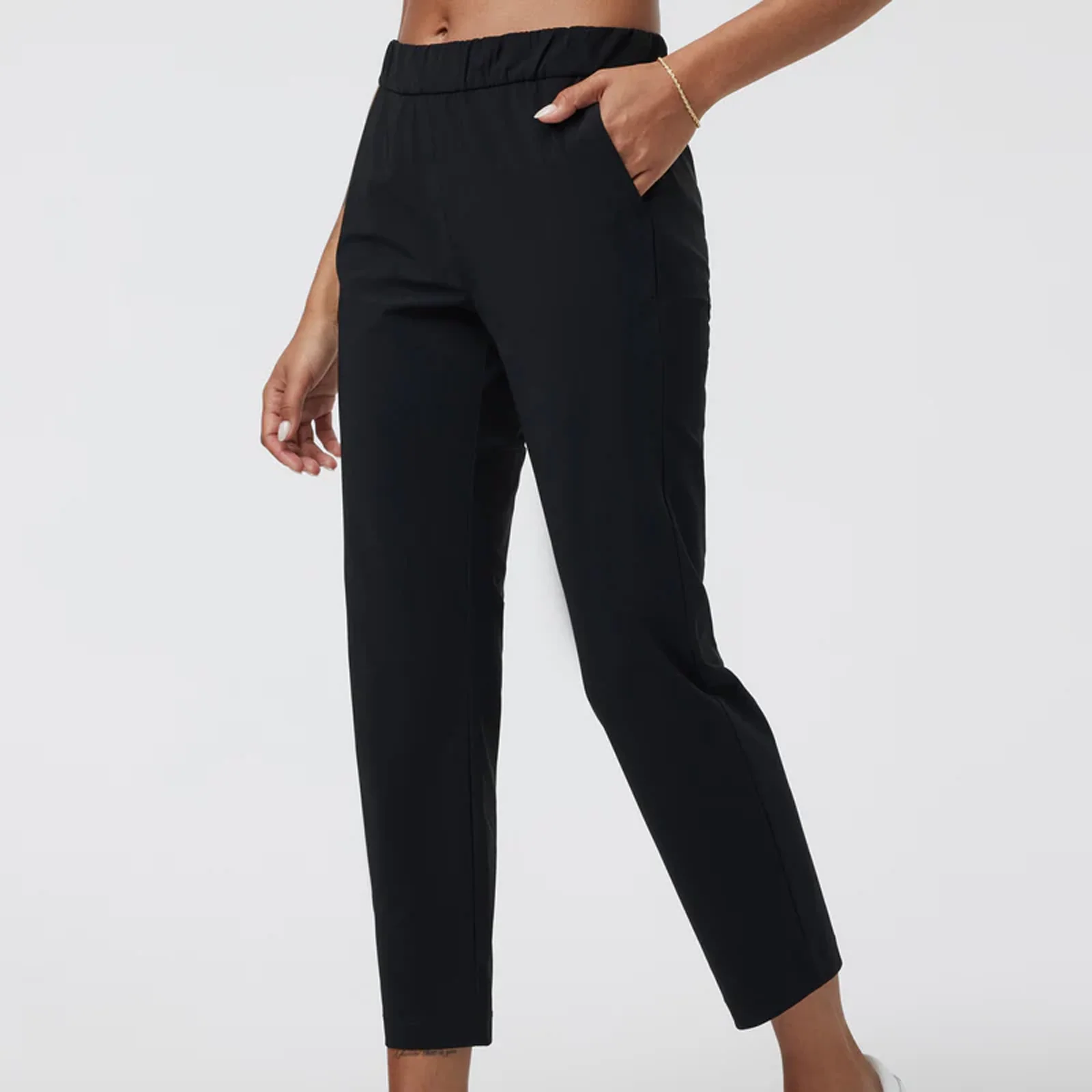 Vuori Miles Ankle Pant (Women) - Black - Image 3