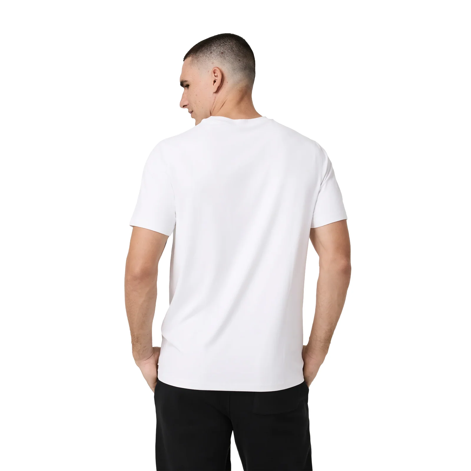 Vuori Ponto Performance Short Sleeve (Men) - White - Image 3