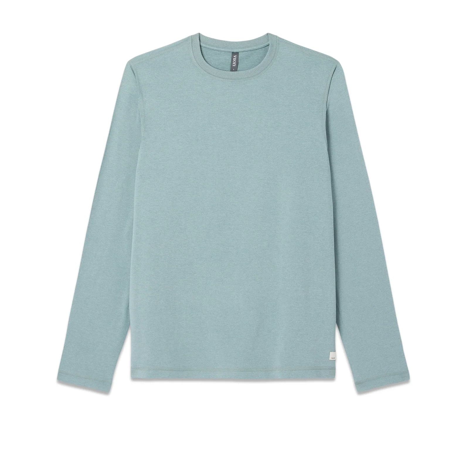 Vuori Ponto Performance Long Sleeve (Men) - Misty Blue Heather
