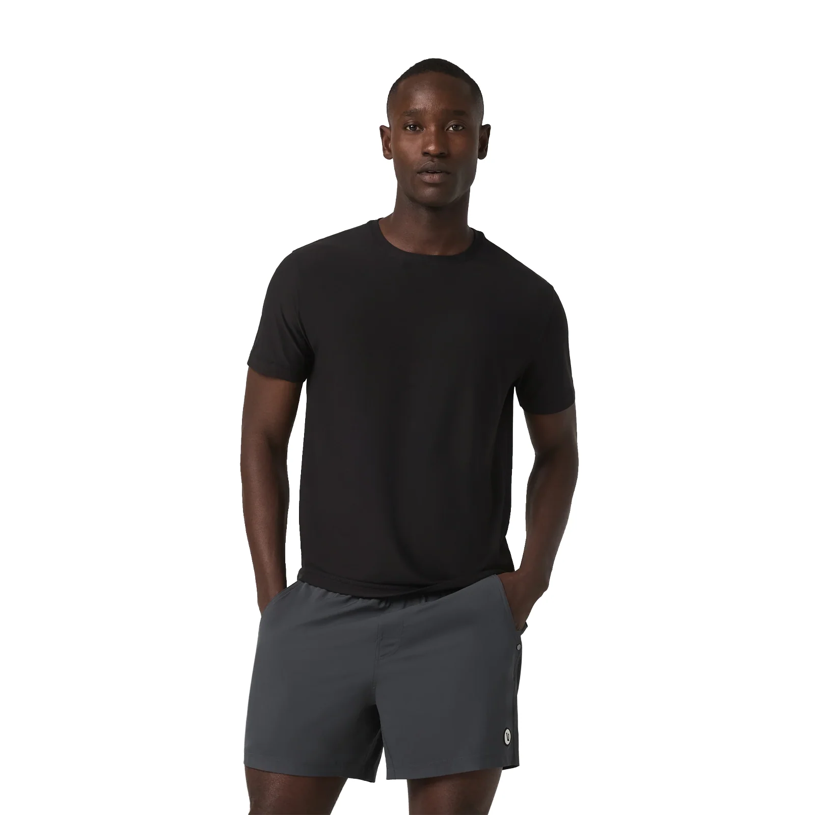 Vuori Strato Tech Tee (Men) - Black - Image 2
