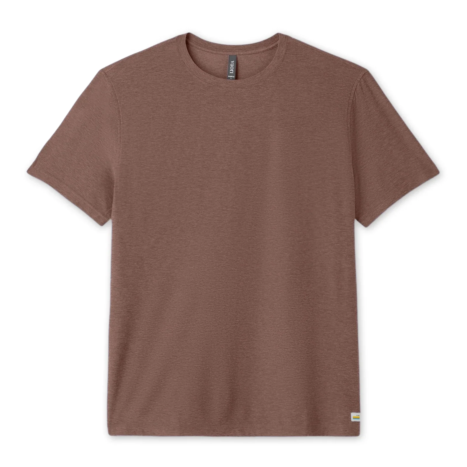 Vuori Strato Tech Tee (Men) - Sable Heather