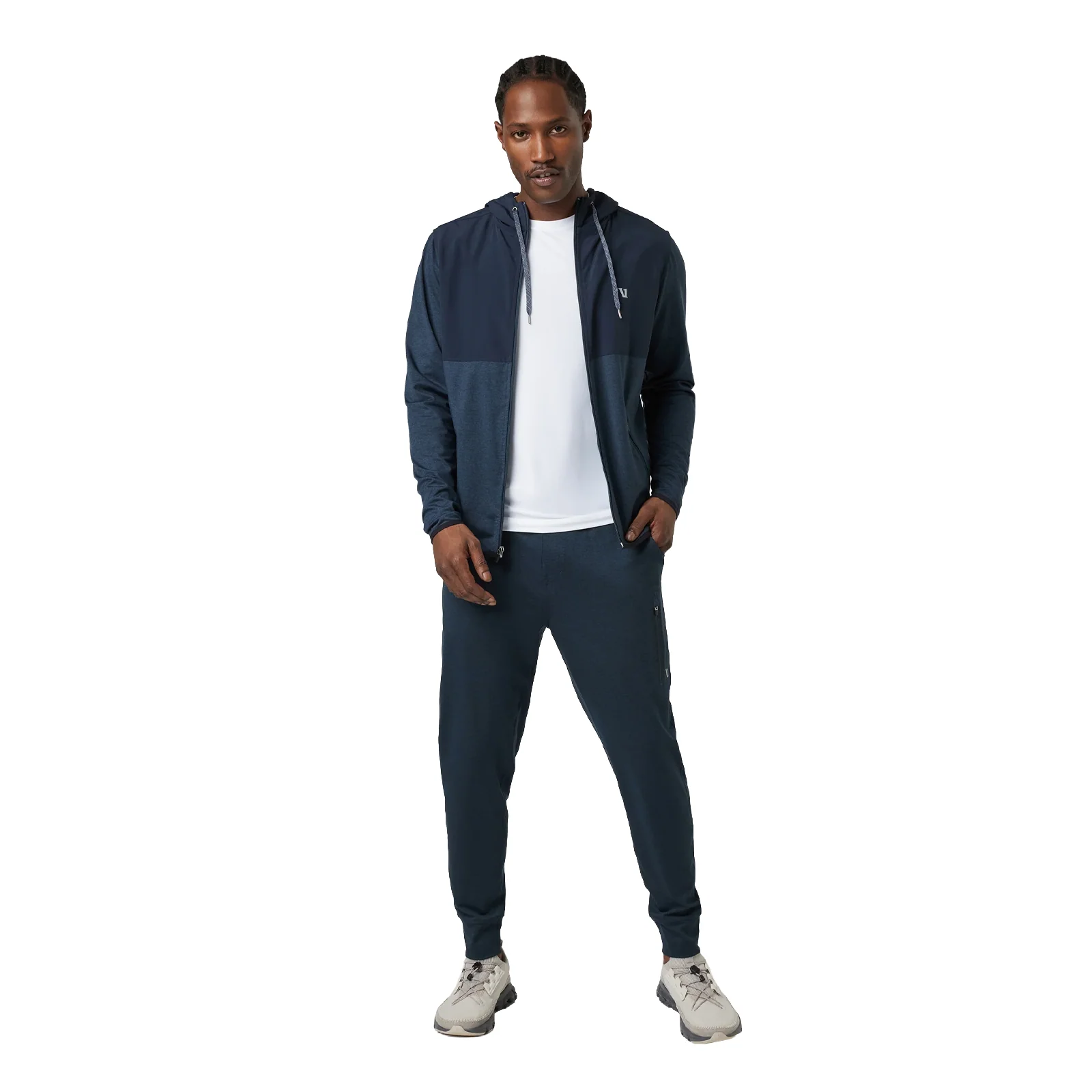 Vuori Sunday Performance 28" Jogger (Men) - Ink Heather - Image 4