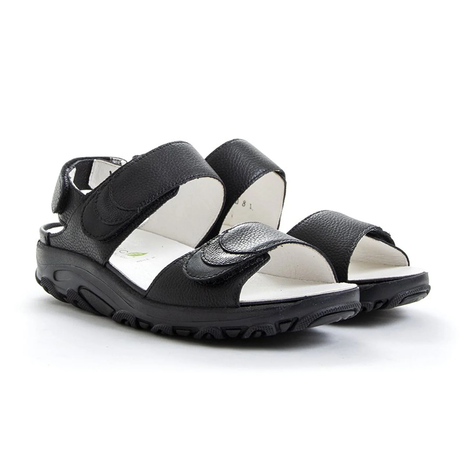 Waldlaufer Willow 448012 Backstrap Sandal (Women) - Black - Image 3
