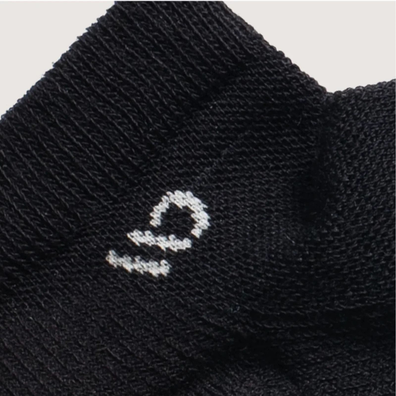 Wide Open Solid Cushioned No Show Sock (Men) - Black - Image 2