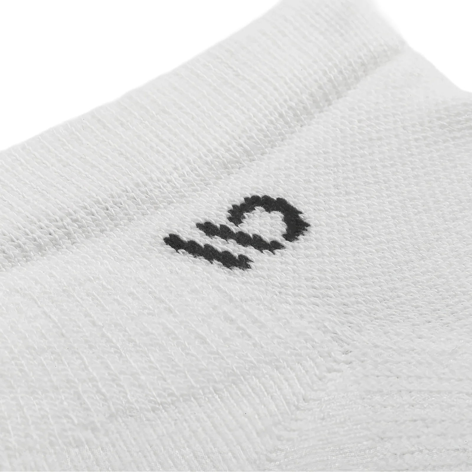 Wide Open Solid Cushioned No Show Sock (Men) - White - Image 5