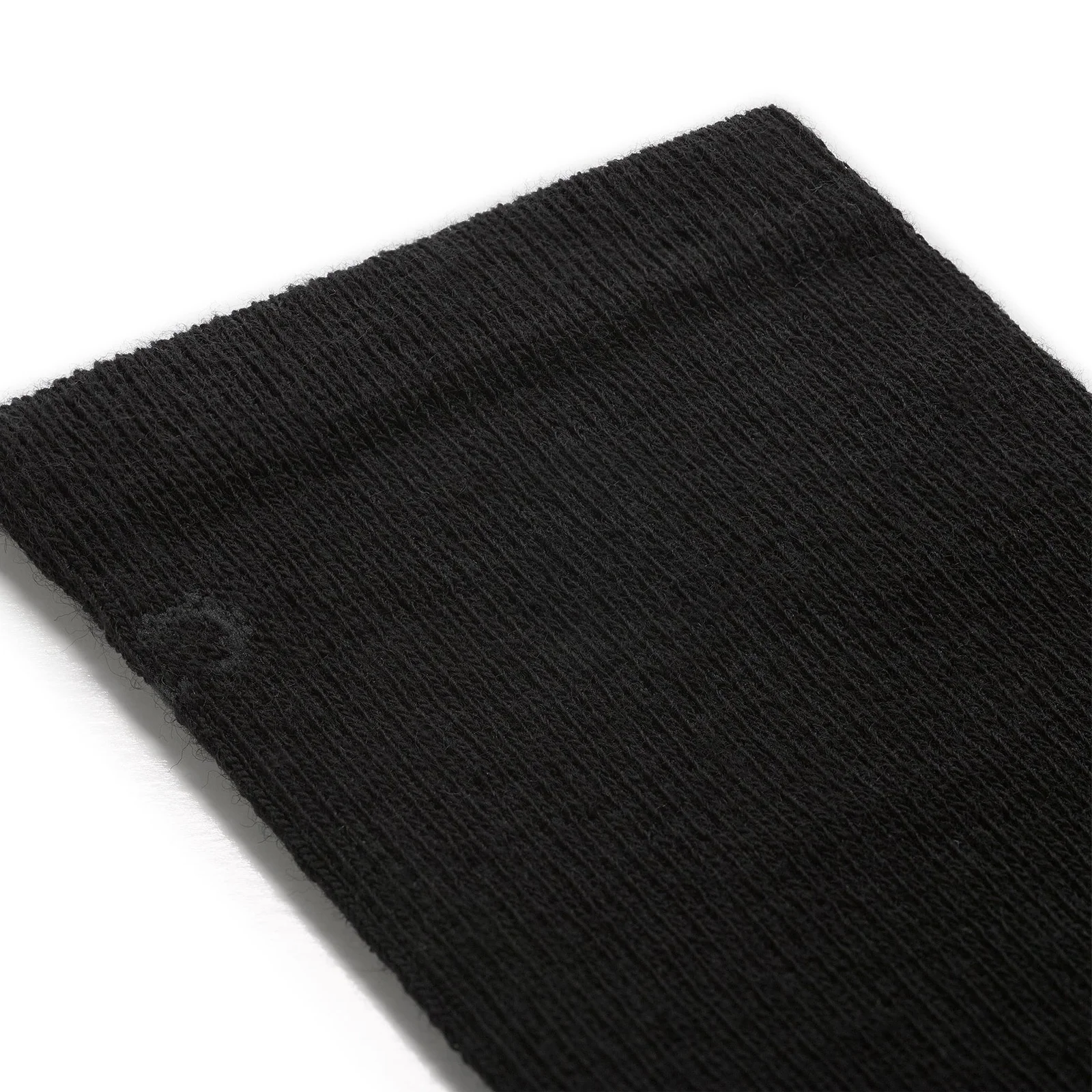 Wide Open Solid Lightweight Crew Sock (Men) - Black - Image 4