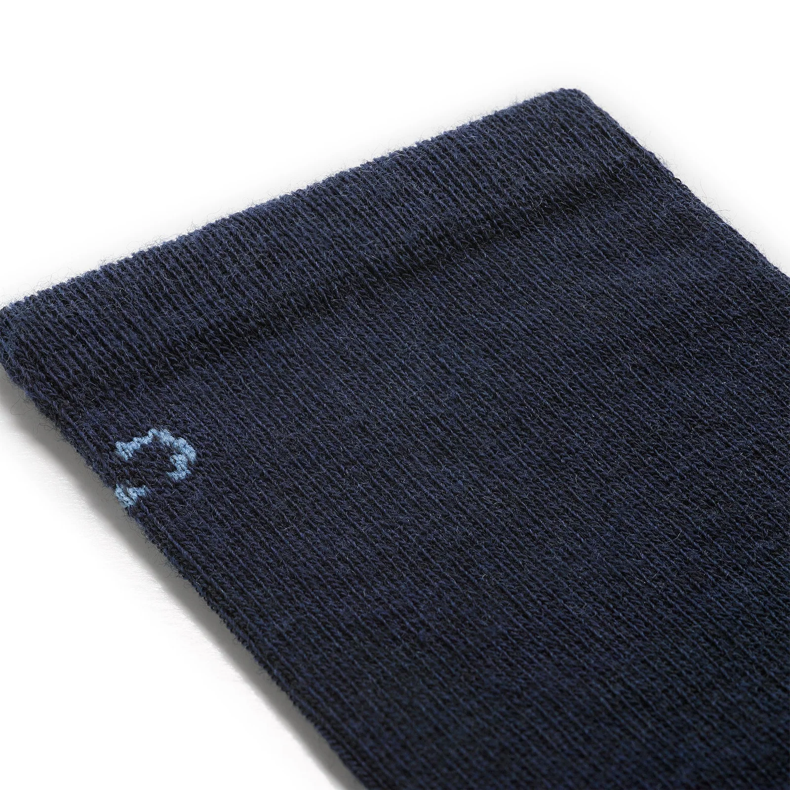 Wide Open Solid Lightweight Crew Sock (Men) - Navy - Image 2