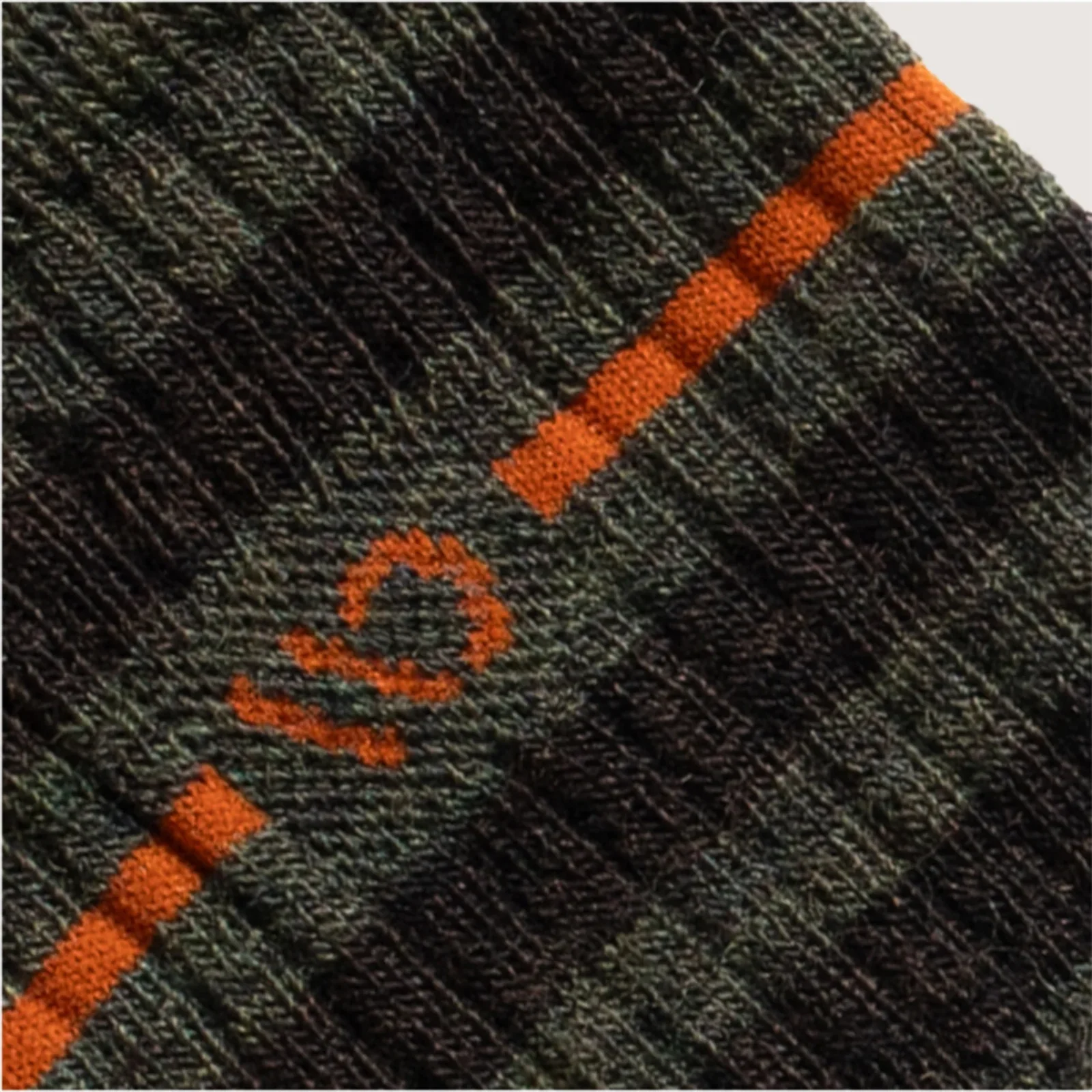 Wide Open Vintage Stripe Cushioned Crew Sock (Men) - Forest - Image 2