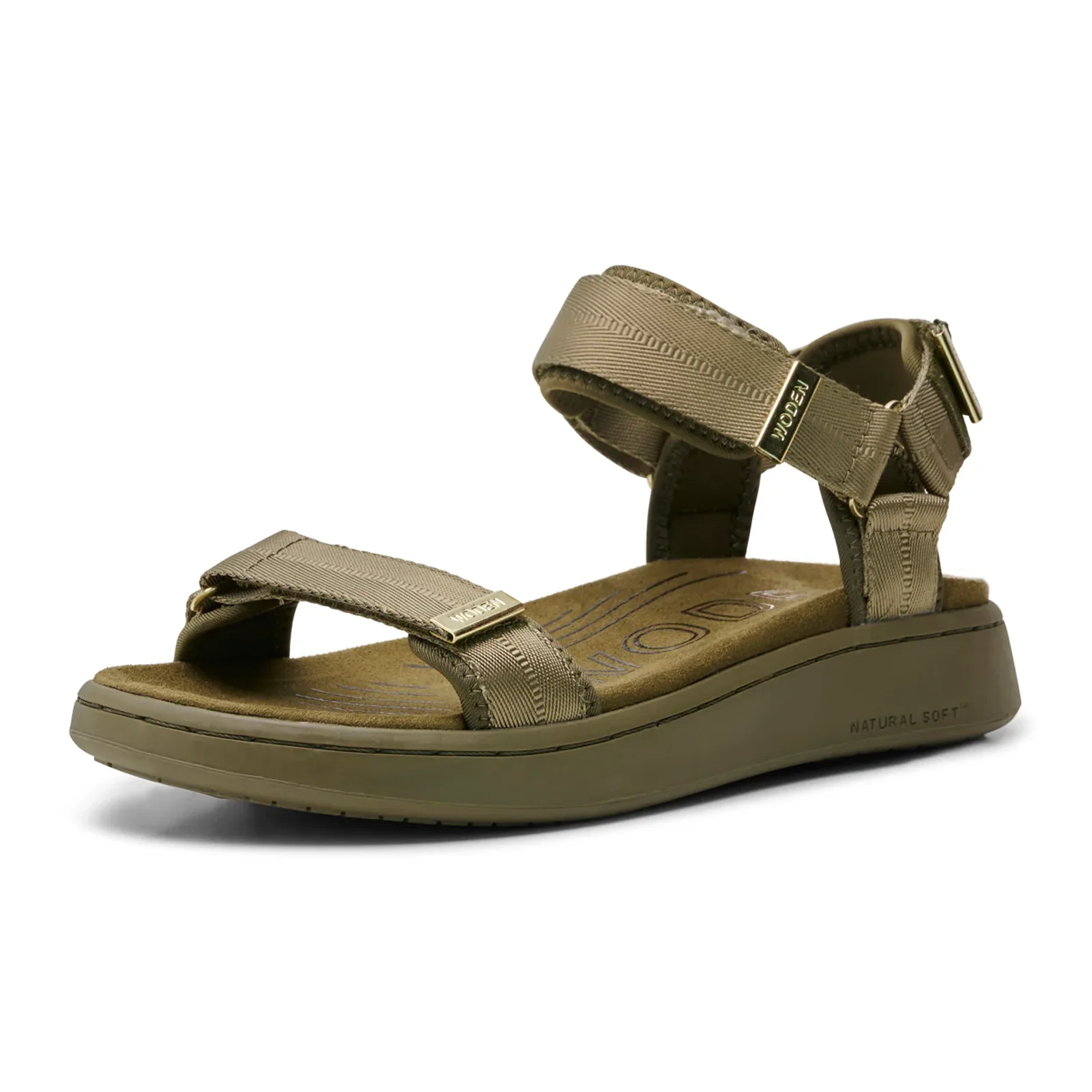 Woden Line Active Sandal (Women) - Dark Olive - Image 3