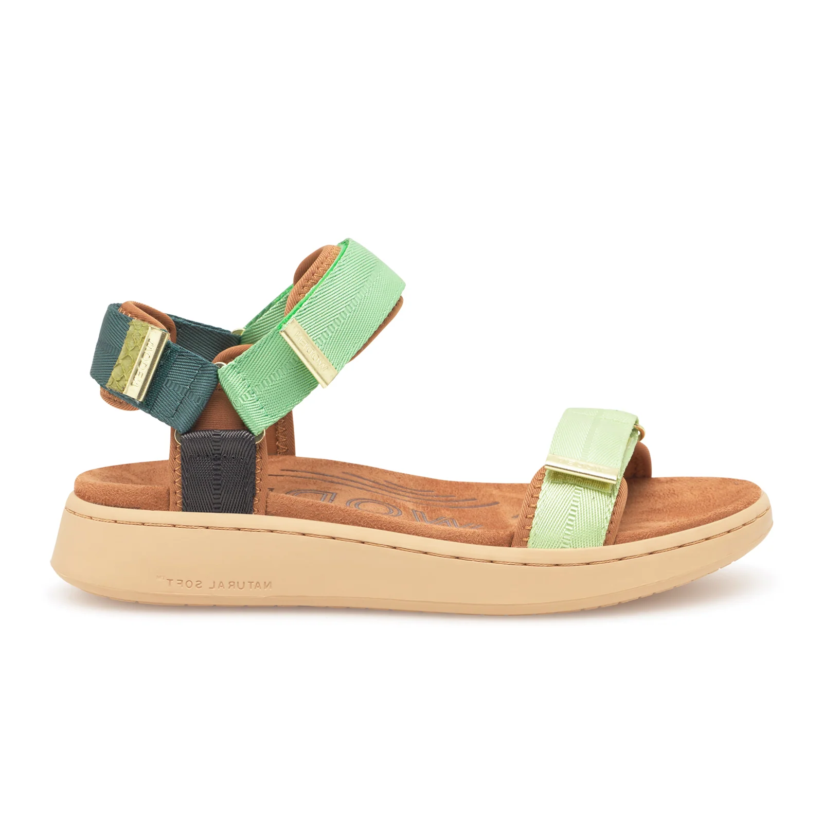 Woden Line Active Sandal (Women) - Green Apple Multi