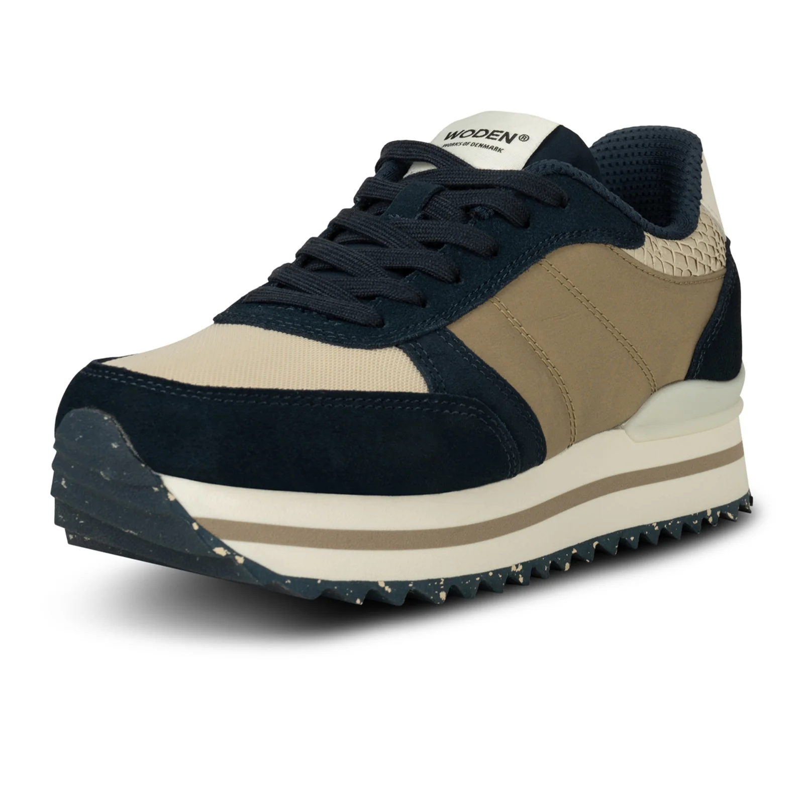 Woden Ronja Plateau Sneaker (Women) - Navy Multi - Image 3