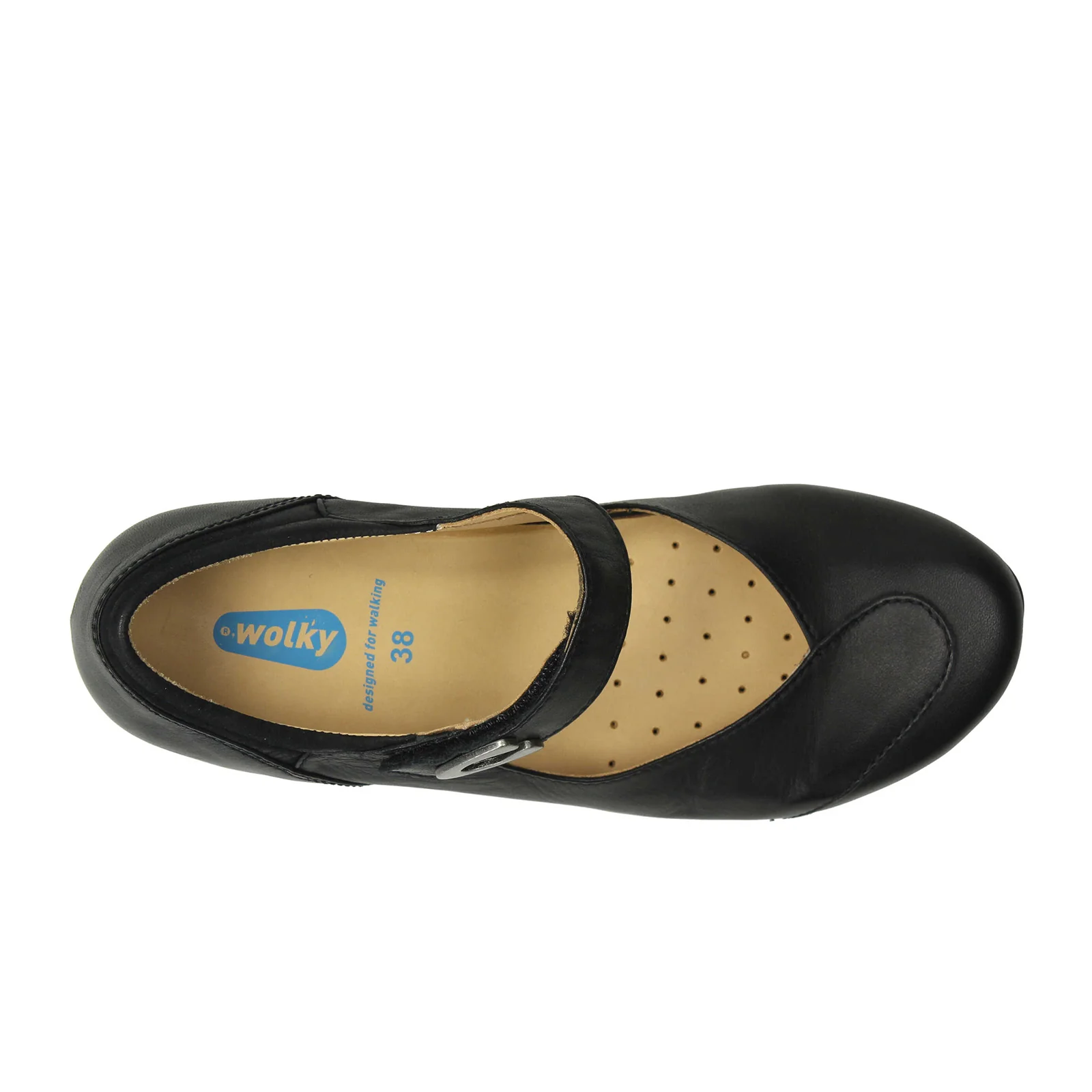 Wolky Chili Mary Jane (Women) - Black - Image 3
