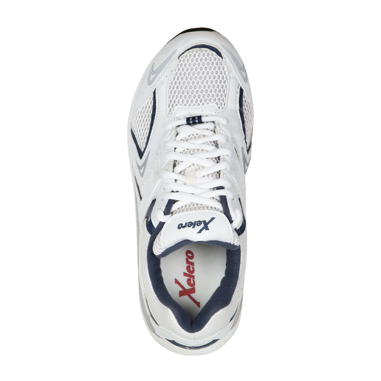 Xelero Matrix Mesh Walking Shoe (Men) - White/Navy - Image 5