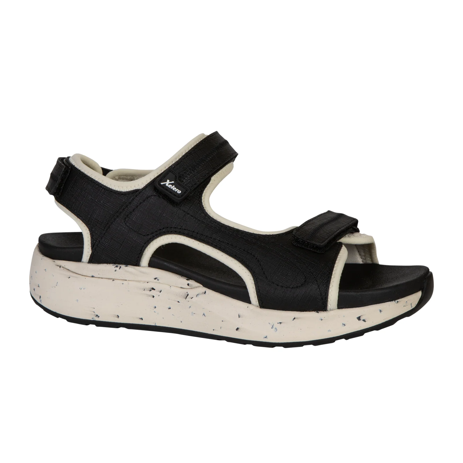 Xelero Sofia Backstrap Sandal (Women) - Black/Ice