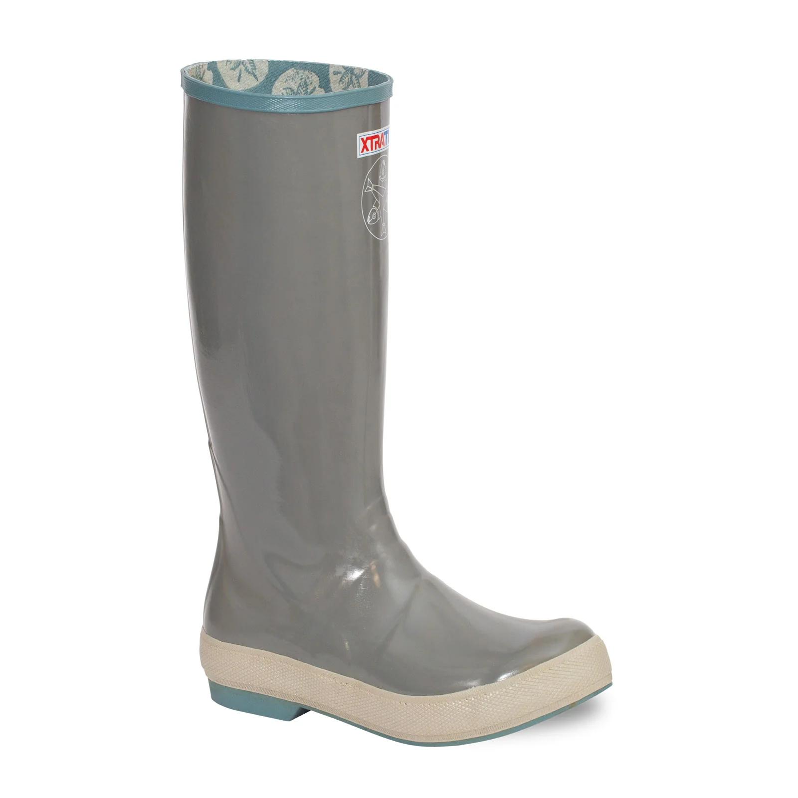 XtraTuf Salmon Sisters 15" Legacy Rain Boot (Women) - Gray/Sand Dollar - Image 4